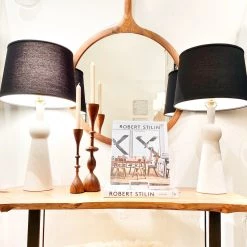 Super Simple BELLA SKIRT LAMP - WHITE WASH LIGHTING