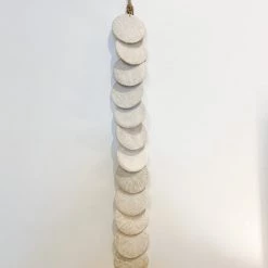 Super Simple SINGLE STRAND DISC WALL ART - WHITE