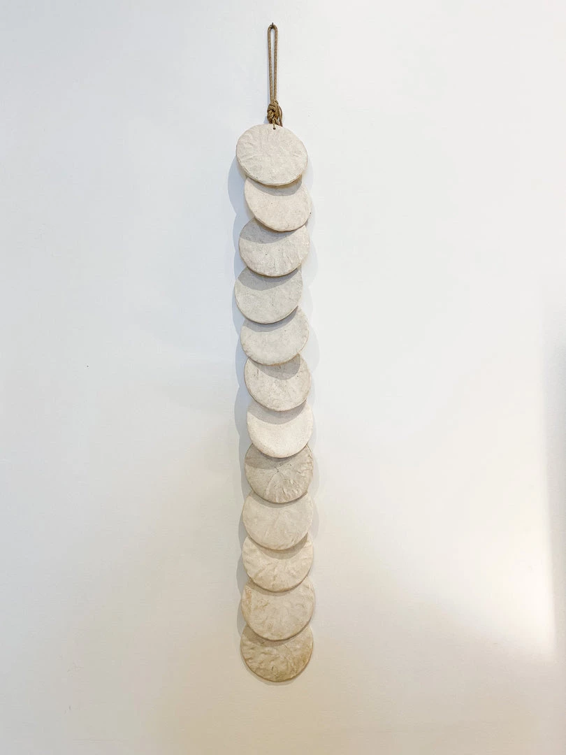 Super Simple SINGLE STRAND DISC WALL ART - WHITE 1 Super Simple SINGLE STRAND DISC WALL ART - WHITE