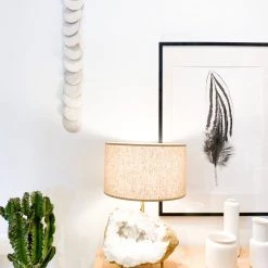 Super Simple SINGLE STRAND DISC WALL ART - WHITE