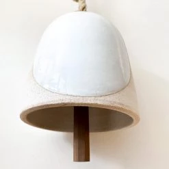 Super Simple LARGE WHITE ROUND BELL - FULL MOON