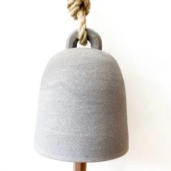 Super Simple LARGE GREY BELL DECOR