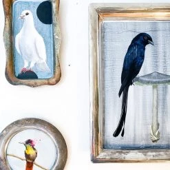 Super Simple ART BIRD PAINTING ON TRAY - DOVE