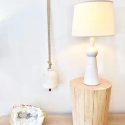 Super Simple BELLA SKIRT LAMP - WHITE WASH LIGHTING