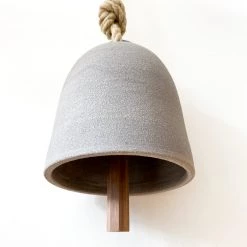 Super Simple LARGE GREY BELL DECOR