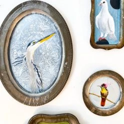 Super Simple ART BIRD PAINTING ON TRAY - DOVE