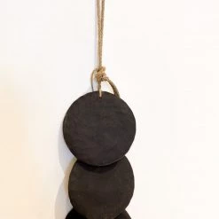 Super Simple SINGLE STRAND DISC SCULPTURE - BLACK ART