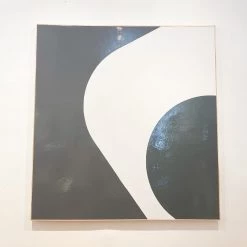 Super Simple ART GREY ABSTRACT PAINTING