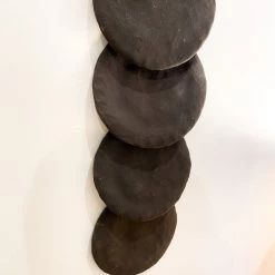 Super Simple SINGLE STRAND DISC SCULPTURE - BLACK ART