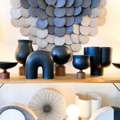 Super Simple CERAMIC DISC WALL SCULPTURE ART