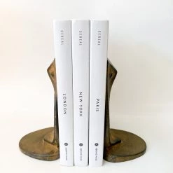 Super Simple DECOR NAMBU IRON OWL BOOKENDS