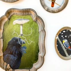 Super Simple ART BIRD PAINTING ON TRAY - HUMMINGBIRD