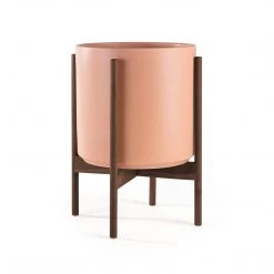 Super Simple DECOR TERRA-COTTA PLANTERS WITH DARK TEAK BASE