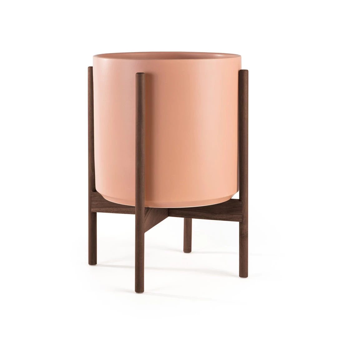 Super Simple DECOR TERRA-COTTA PLANTERS WITH DARK TEAK BASE 1 Super Simple DECOR TERRA-COTTA PLANTERS WITH DARK TEAK BASE