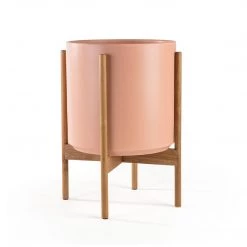 Super Simple DECOR TERRA-COTTA PLANTERS WITH TEAK BASE