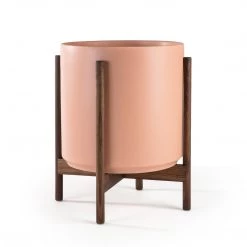 Super Simple DECOR TERRA-COTTA PLANTERS WITH DARK TEAK BASE 7 Super Simple DECOR TERRA-COTTA PLANTERS WITH DARK TEAK BASE