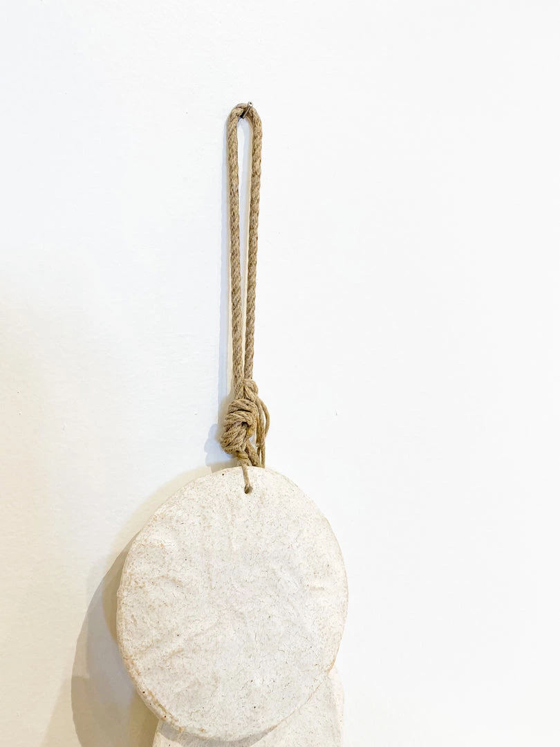 Super Simple SINGLE STRAND DISC WALL ART - WHITE 4 Super Simple SINGLE STRAND DISC WALL ART - WHITE