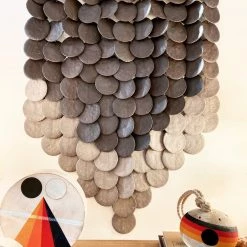 Super Simple CERAMIC DISC WALL SCULPTURE ART