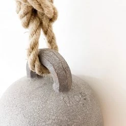 Super Simple LARGE GREY BELL DECOR