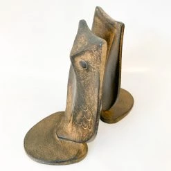 Super Simple DECOR NAMBU IRON OWL BOOKENDS
