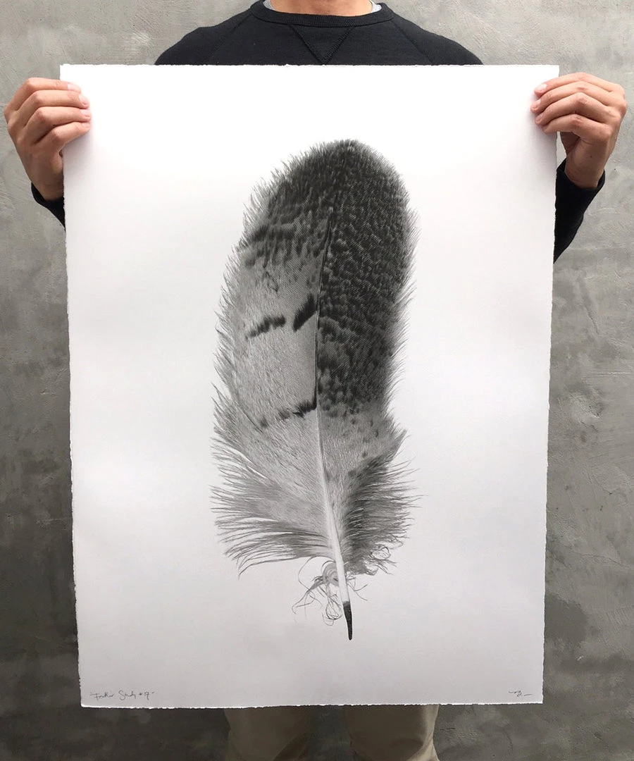 Super Simple FEATHER STUDY #7 ART 2 Super Simple FEATHER STUDY #7 ART