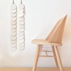 Super Simple SINGLE STRAND DISC WALL ART - WHITE 11 Super Simple SINGLE STRAND DISC WALL ART - WHITE