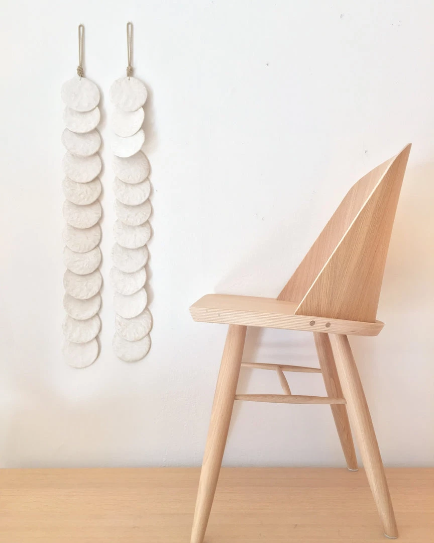 Super Simple SINGLE STRAND DISC WALL ART - WHITE 5 Super Simple SINGLE STRAND DISC WALL ART - WHITE