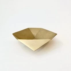 Super Simple BRASS ORIGAMI BOWL - LARGE