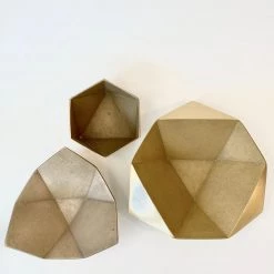 Super Simple BRASS ORIGAMI BOWL - LARGE