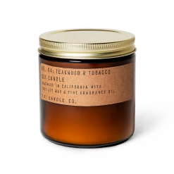 Super Simple HOME FRAGRANCE TEAKWOOD & TOBACCO CANDLE