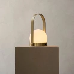 Super Simple LIGHTING CARRIE PORTABLE LAMP - BRASS