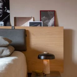 Super Simple LIGHTING TRAVERTINE TABLE LAMP