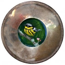 Super Simple BIRD PAINTING ON TRAY - STRIPED ART