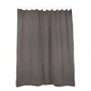 Super Simple SIMPLE WAFFLE SHOWER CURTAIN - DARK GREY
