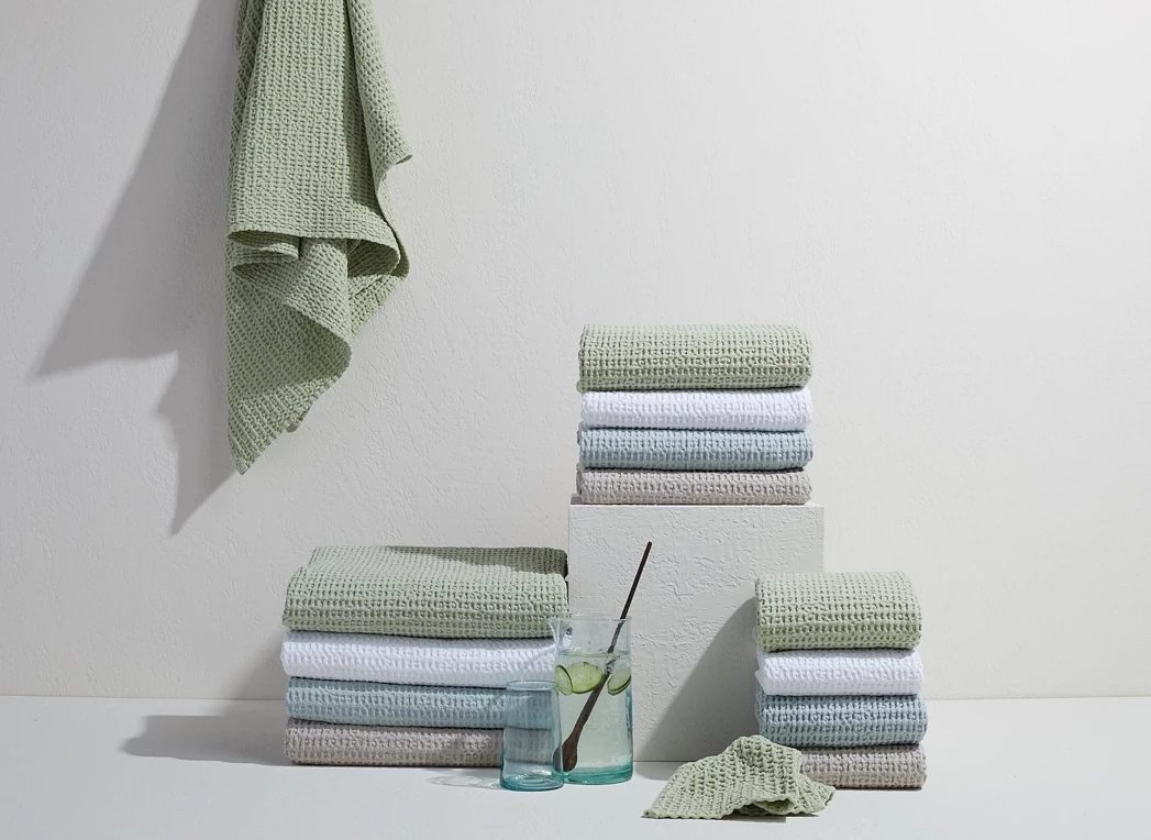 Super Simple SIMPLE WAFFLE TOWELS - LIGHT GREY 3 Super Simple SIMPLE WAFFLE TOWELS - LIGHT GREY