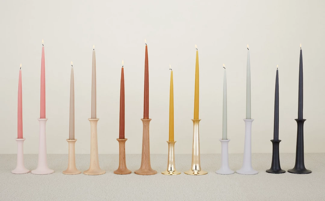 Super Simple SIMPLE WOOD CANDLESTICKS - BLUSH 8 Super Simple SIMPLE WOOD CANDLESTICKS - BLUSH