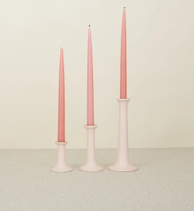 Super Simple SIMPLE WOOD CANDLESTICKS - BLUSH 4 Super Simple SIMPLE WOOD CANDLESTICKS - BLUSH