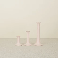 Super Simple SIMPLE WOOD CANDLESTICKS - BLUSH 12 Super Simple SIMPLE WOOD CANDLESTICKS - BLUSH
