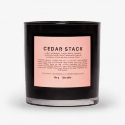 Super Simple BOY SMELLS CEDAR STACK CANDLE HOME FRAGRANCE