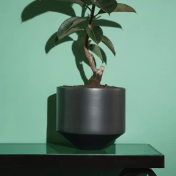 Super Simple DECOR CONE PLANTER - SMALL BLACK