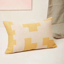 Super Simple PUZZLE LUMBAR PILLOW - LEMON DECOR
