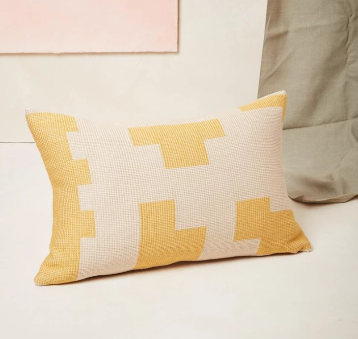 Super Simple PUZZLE LUMBAR PILLOW - LEMON DECOR 2 Super Simple PUZZLE LUMBAR PILLOW - LEMON DECOR