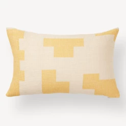 Super Simple PUZZLE LUMBAR PILLOW - LEMON DECOR