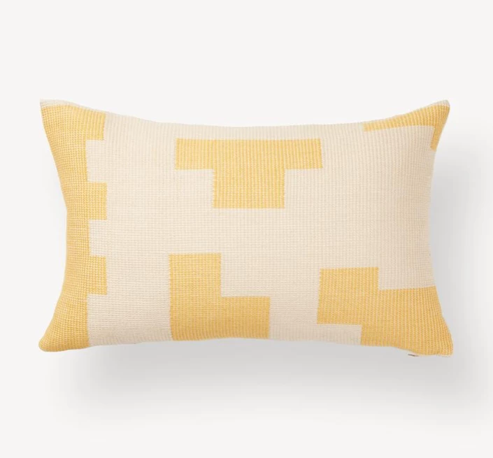 Super Simple PUZZLE LUMBAR PILLOW - LEMON DECOR 1 Super Simple PUZZLE LUMBAR PILLOW - LEMON DECOR