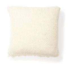 Super Simple MOON SHAG PILLOW - CREAM