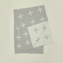 Super Simple CROSS THROW BLANKET DECOR