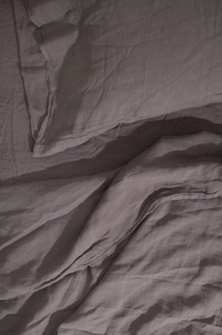 Super Simple LINEN BEDDING - DARK GREY 1 Super Simple LINEN BEDDING - DARK GREY