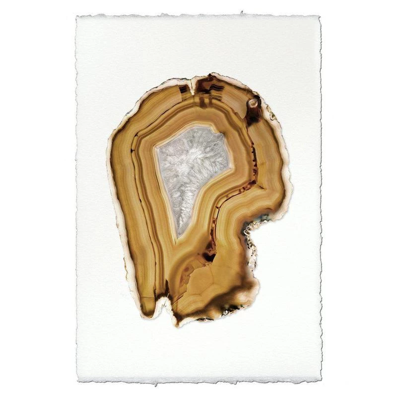 Super Simple AMBER AGATE #1 STUDY FRAMED ART 1 Super Simple AMBER AGATE #1 STUDY FRAMED ART