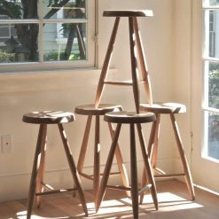 Super Simple FURNITURE ALPINE STOOL - BLACK WALNUT