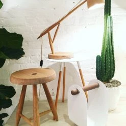 Super Simple FURNITURE ALPINE STOOL - BLACK WALNUT